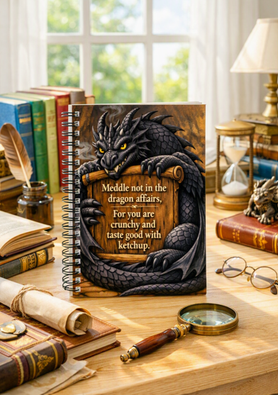Don't Meddle in Dragon Affairs Spiral Notebook